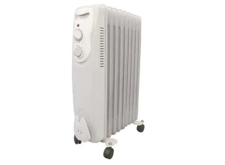 Oliegevulde radiator 2000 Watt