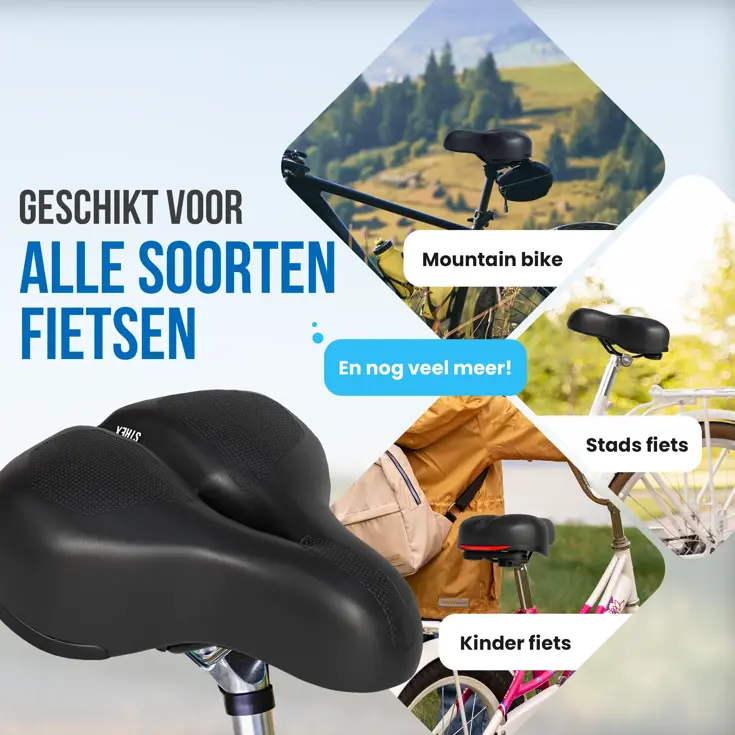 Fietszadel Unisex - Extra Comfortabel