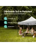 Partytent – 3x3 m – Easy-Up