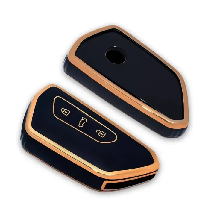 TPU Sleutelhoesje VW - Skoda - Seat Cupra goud G3