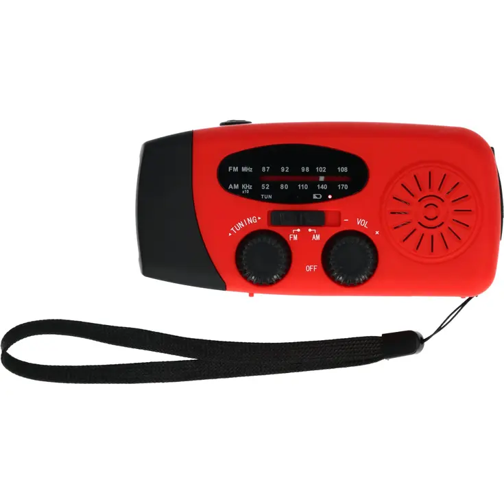 Draagbare Noodradio met Zaklamp en Powerbank