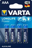 Varta Longlife Power AAA LR03 – 4 stuks