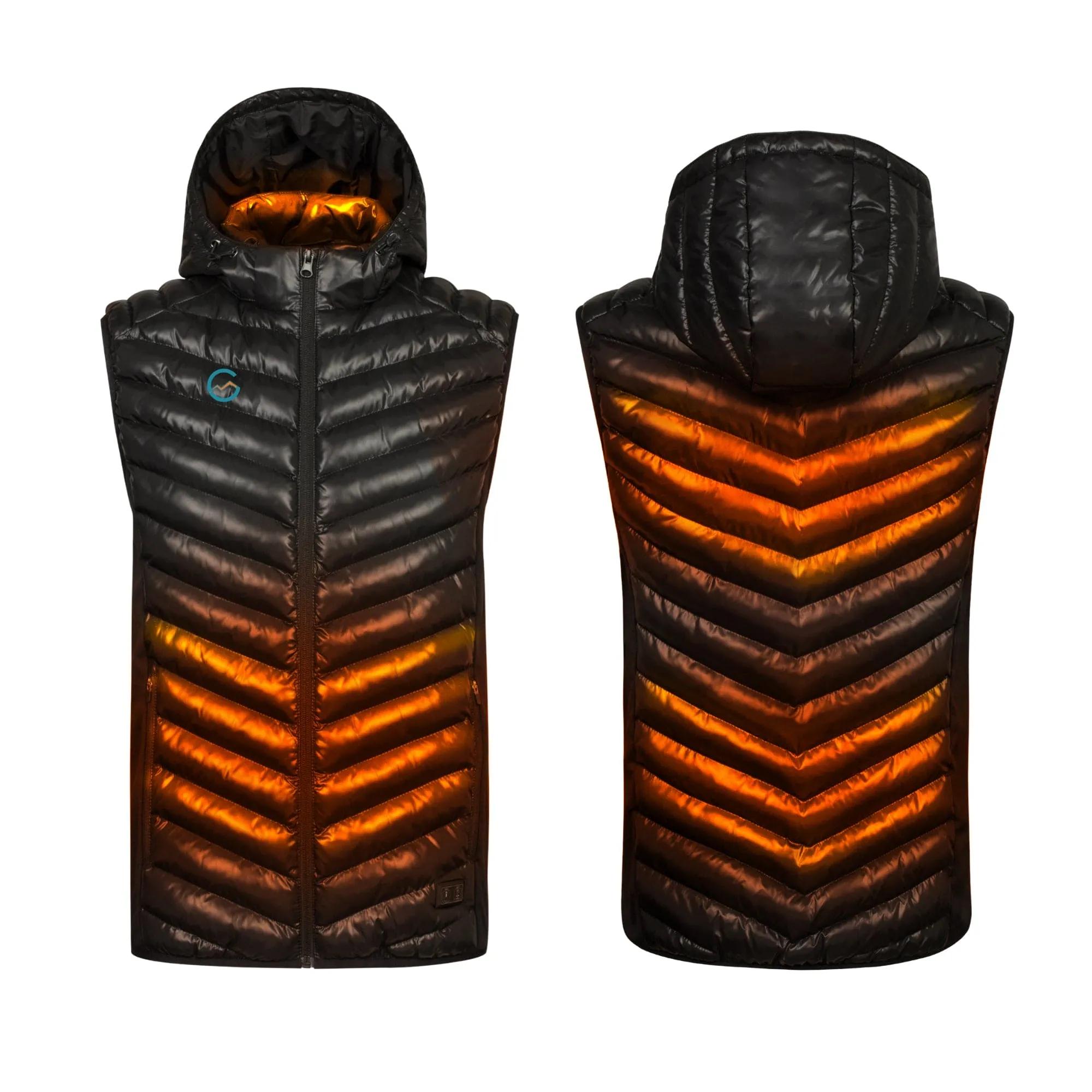 Gløde Høgge Verwarmde Heren Bodywarmer  Zwart  Zwart