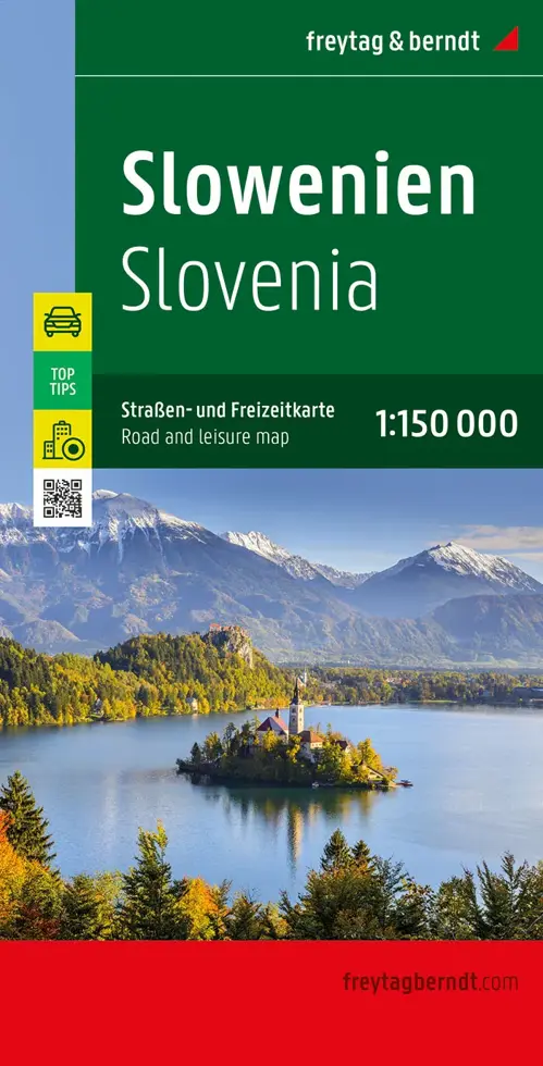 Wegenkaart Slovenië 2-zijdig