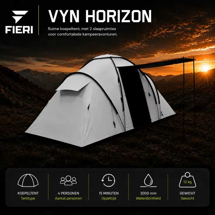 VYN Horizon - Koepeltent (2+2P)