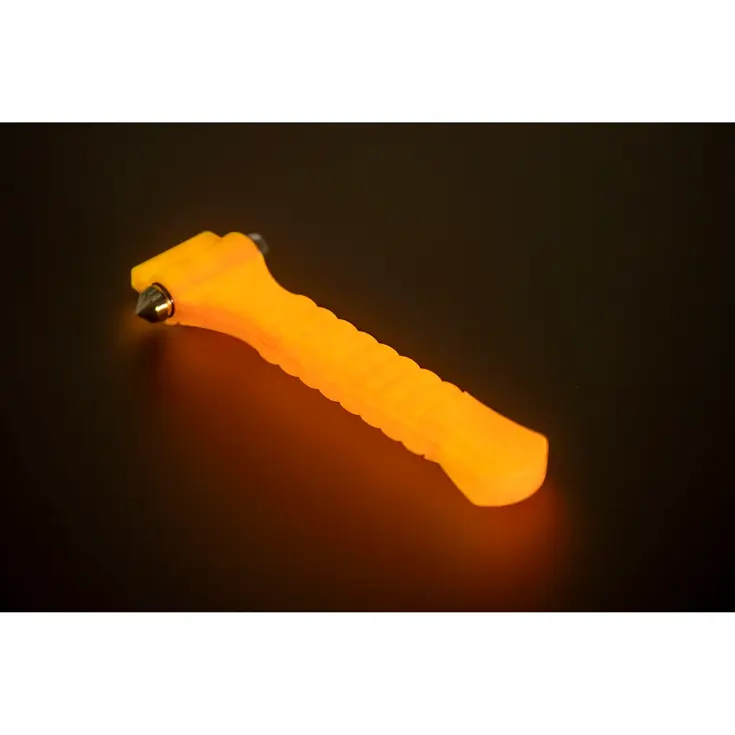 Dubbele hamer met mes en fluorescerende kop