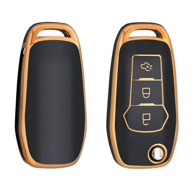 Dutch Shield Sleutelhoesje  Ford goud F3