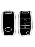 TPU Sleutelhoesje voor Kia zwart B3