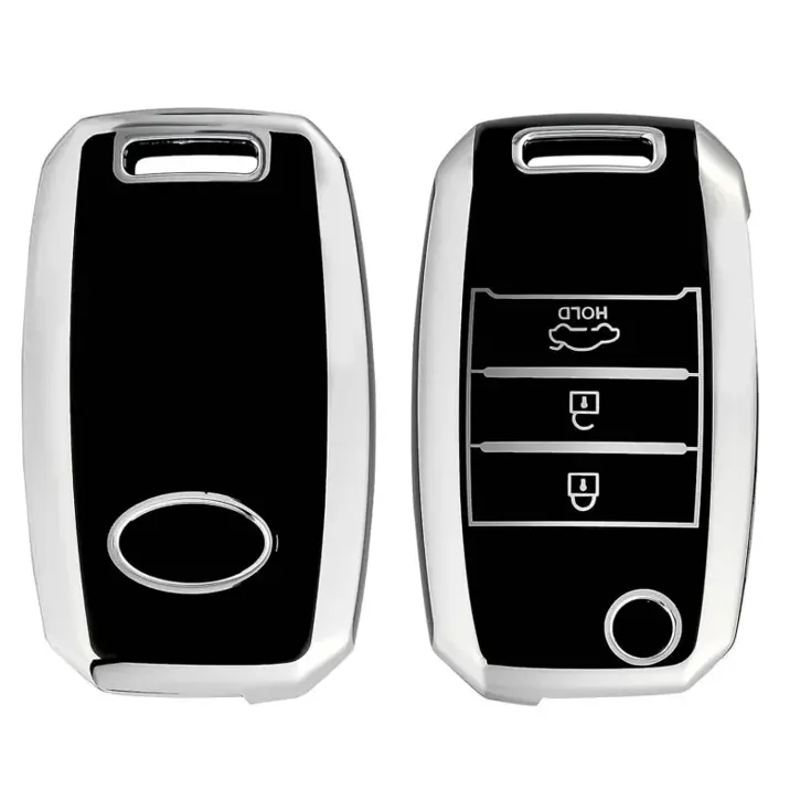 TPU Sleutelhoesje voor Kia zwart B3