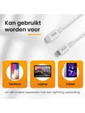 USB-C naar Lightning Kabel - 2 Meter
