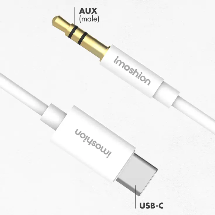 AUX male to USB C male