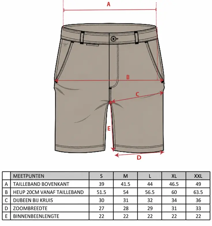 Heren Chino Short