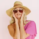 Kylie Straw Fedora - Zonnehoed - 360FIVE