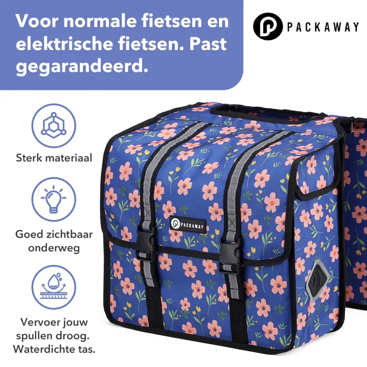 Dubbele Fietstassen 36L