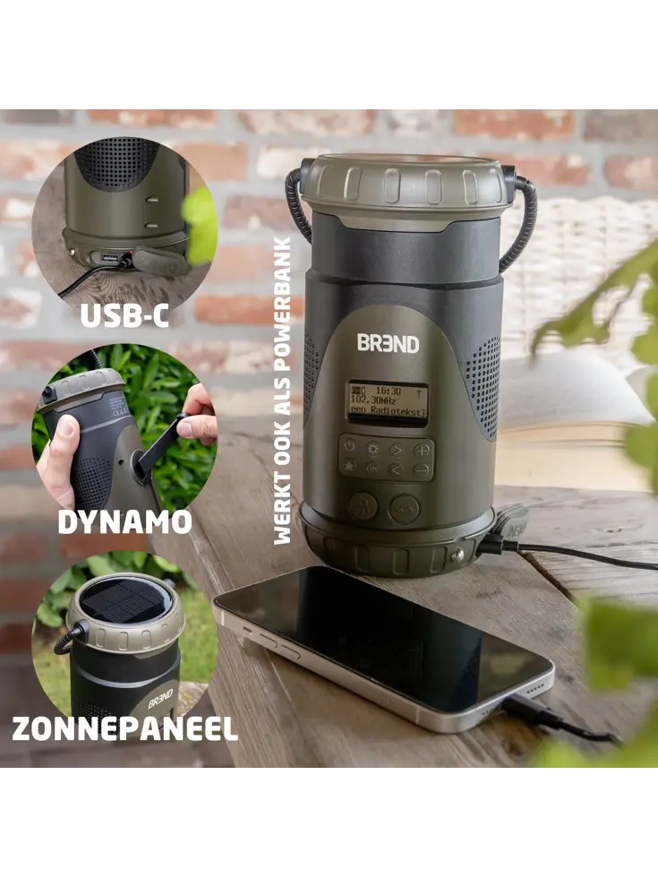 BR-2245 Campingradio met Lantaarn