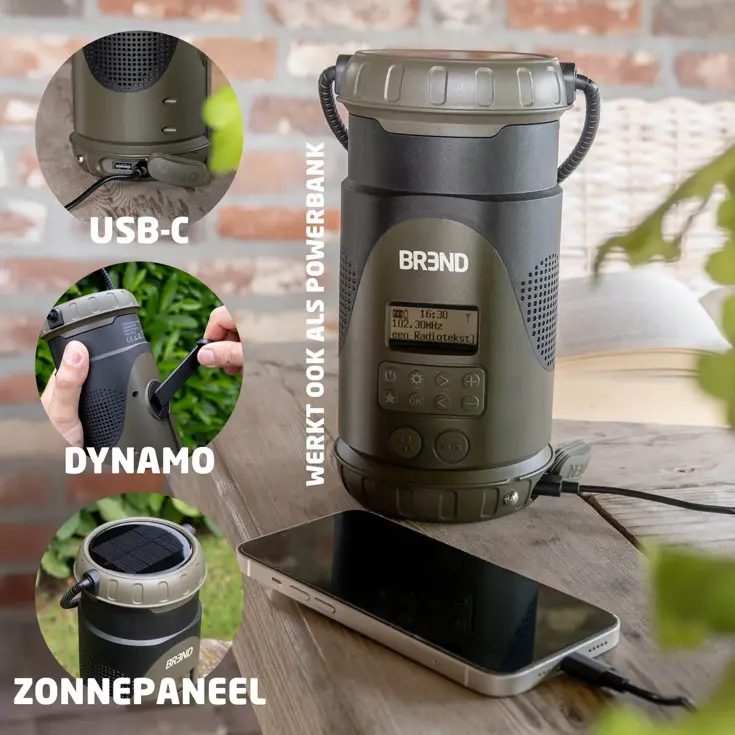 BR-2245 Campingradio met Lantaarn