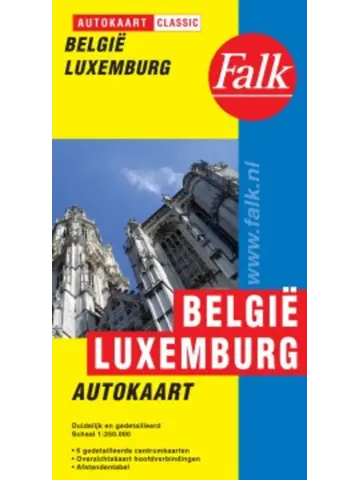 Autokaart België / Luxemburg Classic