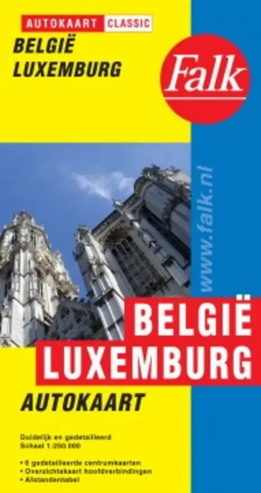 Autokaart België / Luxemburg Classic