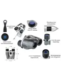 Compact Zoom Verrekijker 8-25-x25