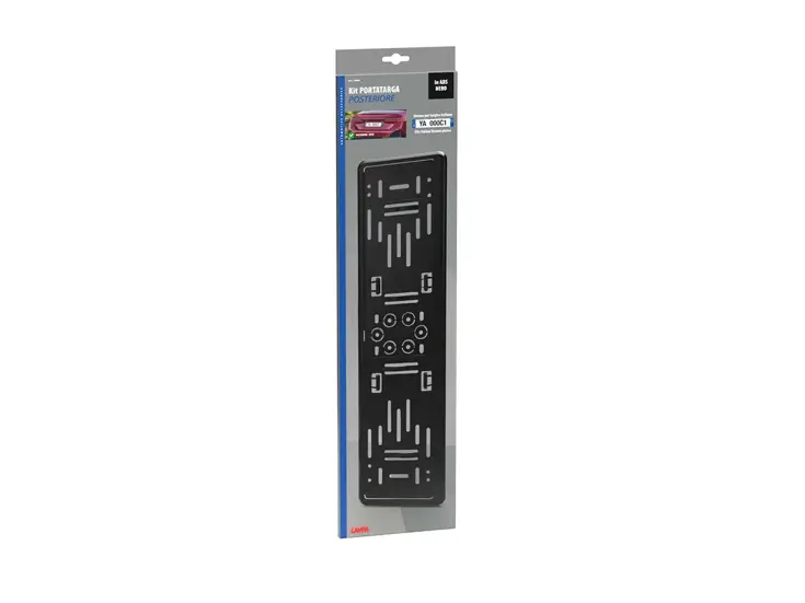Zwarte ABS kentekenplaathouder 535x140 mm