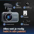Camigoo D1 Pro - 2CH Dashcam 4K 256GB