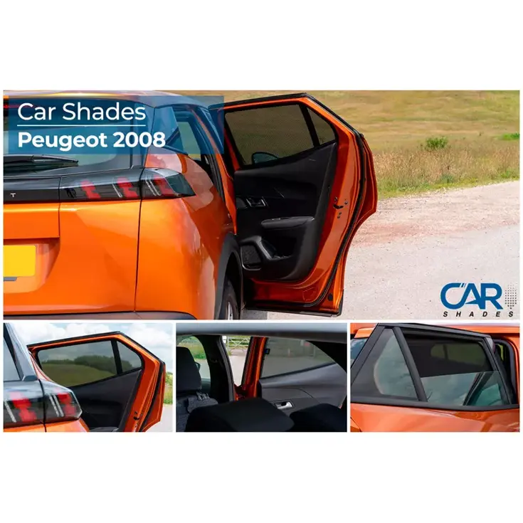 Peugeot 2008 II 2020- Zonneschermen achterportieren - Car Shades