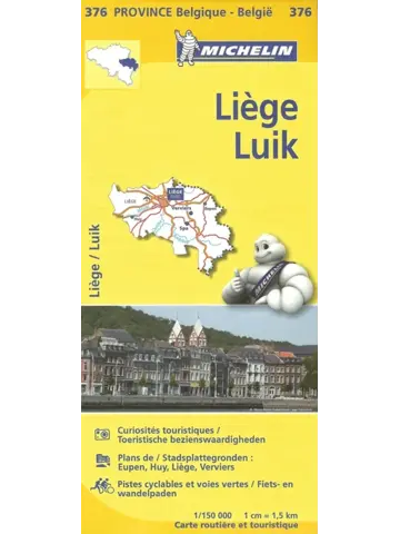 Wegenkaart Local 376 Provincie Luik