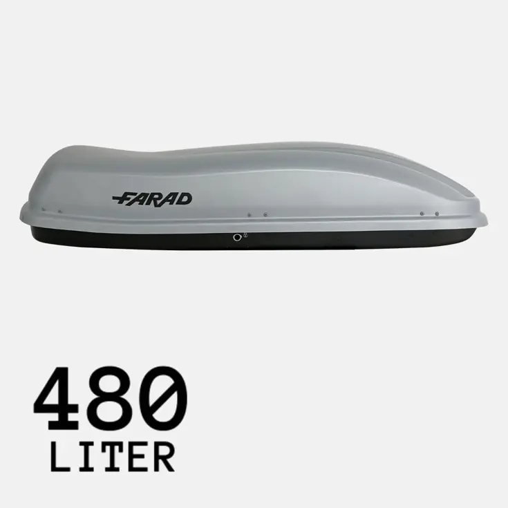 Marlin Dakkoffer N6 - 480 liter - Zilver