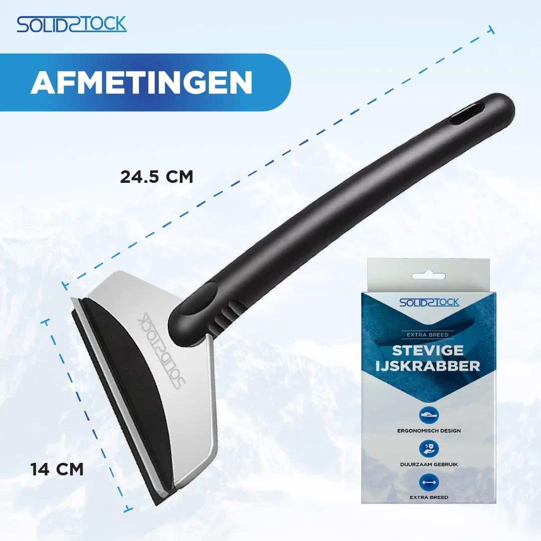 Goodyear Ijskrabber - Extra Brede Schraapkop - Met Geïntegreerde Ijsbreker - Zachte Schuimrubberen Handgreep - Onbreekbare Composietkop