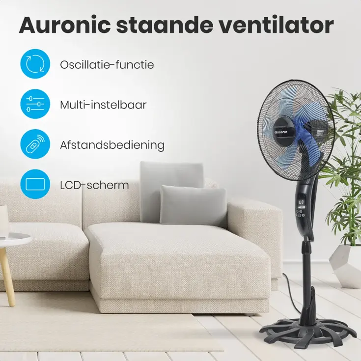 Statiefventilator – 50W