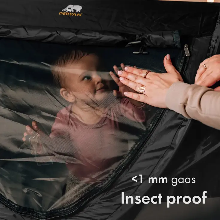 Peuter luxe campingbedje - Zelfopblaasbare matras