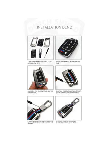 Metalen Sleutelhoesje VW - Skoda - Seat - Cupra B3