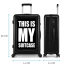 Stickercase - Reiskoffer - 65cm