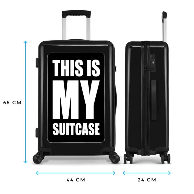 Stickercase - Reiskoffer - 65cm