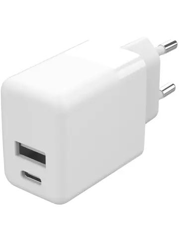Oplader USB-C & USB - 20W