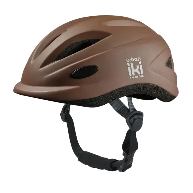 Fietskinderhelm - Bruin 44-48 cm (XS)