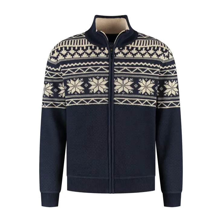 Lenn Heren - Outdoorvest - Noors patroon
