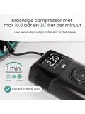 Elektrische Bandenpomp - 10,5 Bar - 30L/min