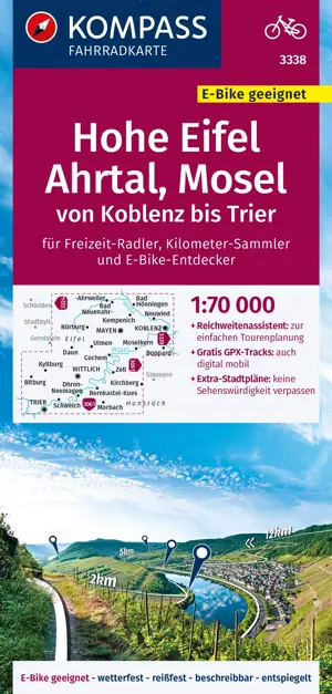 Fietskaart FK 3338 Hohe Eifel Ahrtal