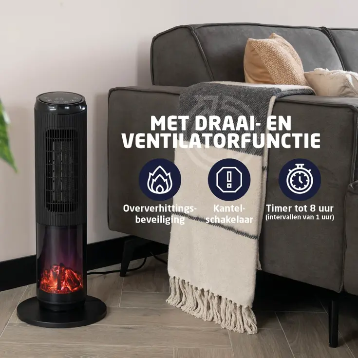 BR-2222 Keramische Kachel met Sfeerhaard