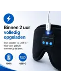 Slaapmasker Bluetooth 3D - Traagschuim Luxe
