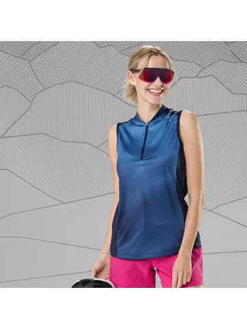 Fietsshirt mouwloos Cielo dames
