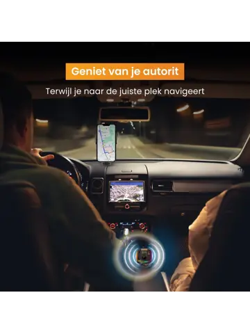 Telefoonhouder Auto Oplader + FM Transmitter