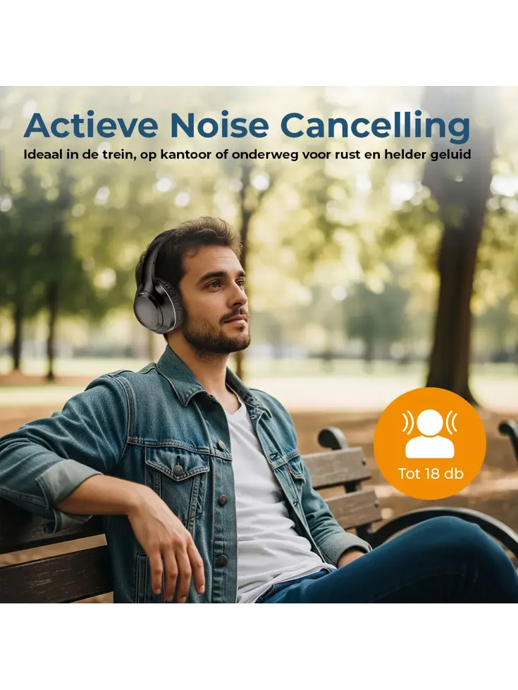 Bluetooth Koptelefoon Active Noise Canceling