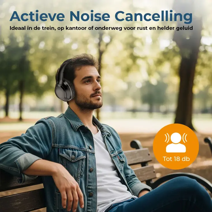 Bluetooth Koptelefoon Active Noise Canceling