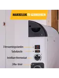 Convector Elektrische kachel - Turbo - 2000W