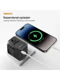 Universele Wereldstekker USB C - 45W