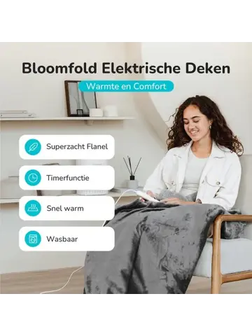 Elektrische Deken 180x160cm