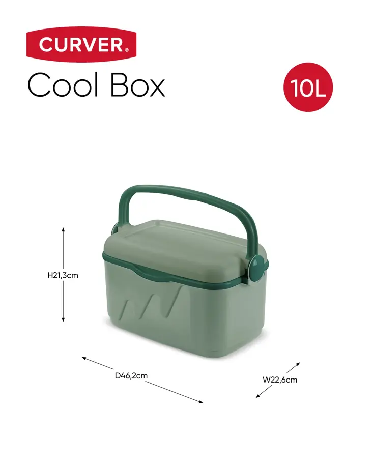 Curver Koelbox 10L - 46,2x22.6x21.3cm - Groen