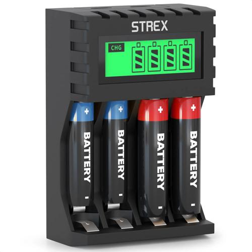 Batterijoplader USB - 4x AA/AAA